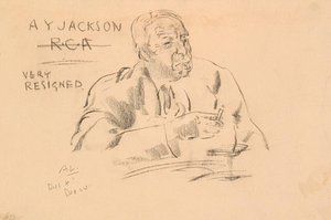 A.y. Jackson Very Resigned — Arthur Lismer