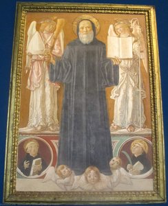 San Benedetto in Gloria con Angeli e Santi