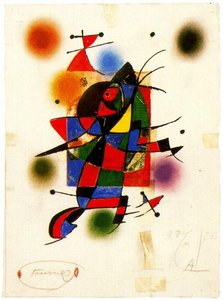 Maqueta A De La Sèrie Gaudí — Joan Miró
