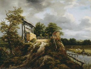 Bridge With A Sluice — Jacob Isaackszoon Van Ruisdael