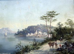 Italian Lake Scene