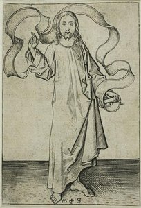 Chirst Blessing — Martin Schongauer