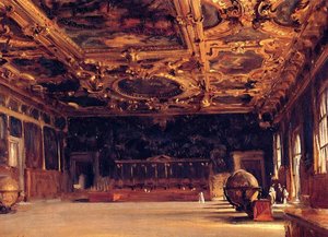 Das Innere Des Dogenpalastes — John Singer Sargent