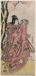Nakayama Tomisaburō I As A Kamuro Performing A Lion Dance — Toshusai Sharaku, Ukiyo E