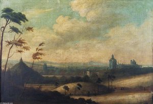 Old Aberdeen From The South West — Alexander Nasmyth