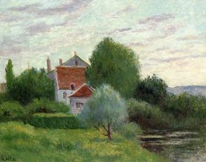 Auvers-sur-oise, Landscape — Maximilien Luce