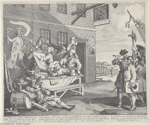 The Invasion, England — William Hogarth