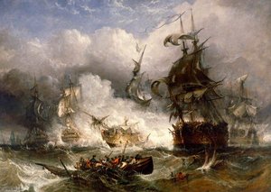 The Battle Of Camperdown — Adolphus Knell