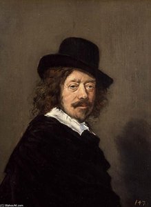 Portrait Of Frans Hals — Frans Hals I, Dutch Golden Age