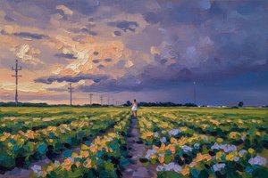 Solitude In The Golden Furrows — Pauline Caron