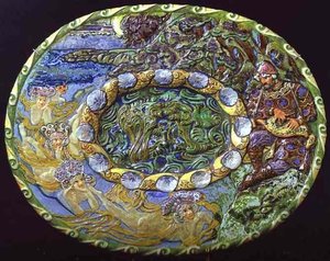 Decorative Plate Sadko — Mikhail Vrubel