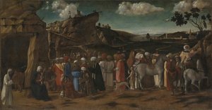 Die Anbetung Der Könige — Giovanni Bellini (giambellino), Frührenaissance-malerei