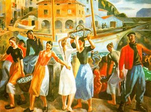 Pescadores De Bermeo — Aurelio Arteta