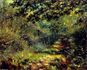 Sendero En El Bosque — Pierre-auguste Renoir