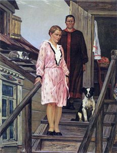 Mother And Sister — Aleksandr Deyneka