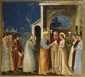 La Hochzeit Der Jungfrau — Giotto Di Bondone, Proto-renaissance