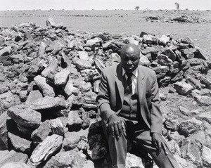 Luke Kgatitsoe At His House, Magopa, Ventersdorp District, Western Transvaal — David Goldblatt