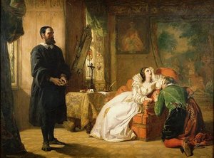 John Knox Reproving Mary — William Powell Frith