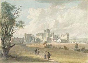 Middleham Castle, Yorkshire — Paul Sandby