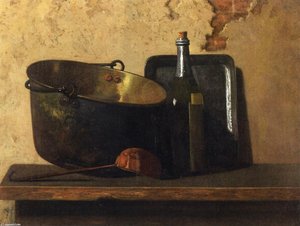 Wine And Brass Stewing Kettle (also Known As Preparation Of French Potage) — John Frederick Peto