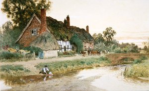 Sailing The Boat — Arthur Claude Strachan