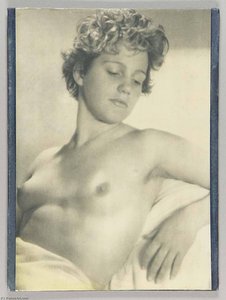 Untitled (short Haired Reclining Female Nude) — Joseph Cornell
