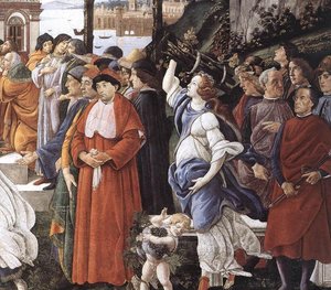 Three Temptations Of Christ (detail 3) (cappella Sistina, Vatican) — Сандро Ботичели, Early Renaissance