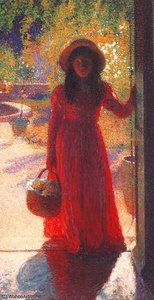 Gabrielle At The Gate — Henri Jean Guillaume Martin