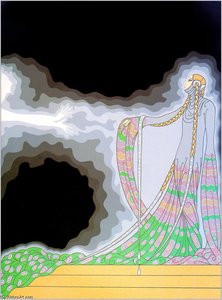 At The Theatre, Melisande — Erté