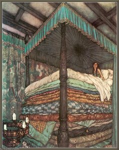The Princess And The Pea — Edmund Dulac
