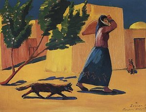 To The Spring — Martiros Sarian, Naive Art / Primitivism