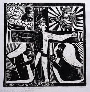 Crucifixion — John Muafangejo