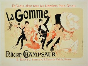Reproduction Of A Poster Advertising 'la Gomme' — Jules Chéret