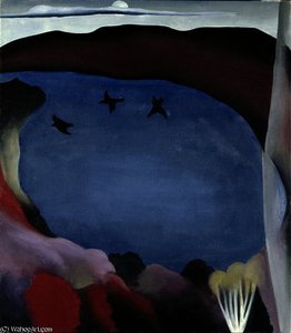 Lake George With Crows — Georgia O'keeffe