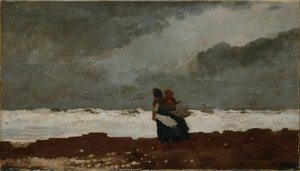 Zwei Figuren Am Meer — Winslow Homer