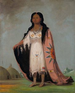 Pshán Shaw, Sweet Scented Grass, Twelve Year Old Daughter Of Bloody Hand — George Catlin