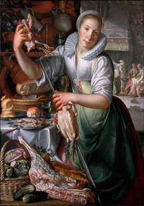 A Kitchenmaid — Joachim Anthonisz Wtewael