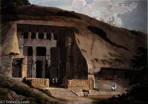 Excavated Temple on Island