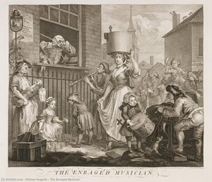 Der Furioso Musikant — William Hogarth