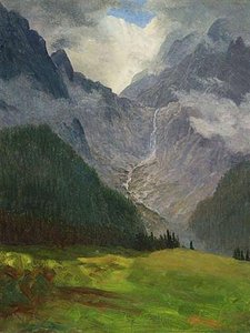Storm In The Rocky Mountains — Albert Bierstadt