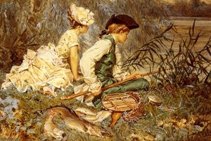 An Afternoon Of Fishing — Frederick Hendrik Kaemmerer
