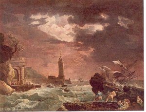 Naufrage Au Soleil Couchant — Jacques Gamelin