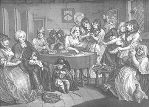 A Harlot's Progress, Plate 6 — William Hogarth
