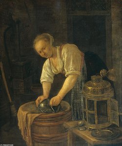 De Ketelschuurster — Jan Havickszoon Steen
