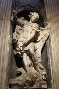 Statue Of Saint Michael Archangel — Giovanni Battista Maino, Baroque
