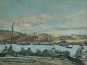 Helford River, 1944, With Training Ship — Paul Ayshford Methuen