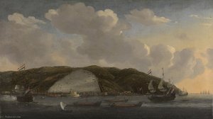 View of Algiers with the Ruyters ship 'Love'