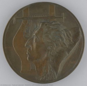 Medallion With A Profile Of Fryderyk Chopin — Tadeusz Łopieński, Neoclassical