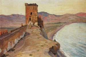 Consular Tower In Sudak — Konstantin Fyodorovich Bogaevsky