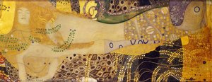 Serpientes De Agua I — Gustav Klimt, Modernismo Simbolista
